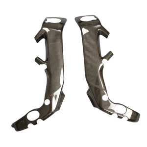 MOQ1 3K Twill Dry Carbon Fiber Motorfiets Accessoires <span class=keywords><strong>Body</strong></span> Frame Covers Beschermers voor Aprilia RSV4 Tuono 2021-2026 - Product Image 2