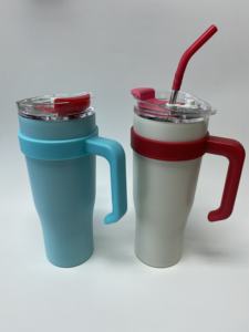 กระติกน้ำสแตนเลสสุญญากาศแบบพกพาแก้วกาแฟพร้อมหูจับขนาด40ออนซ์ - Product Image 6