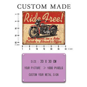 Custom in metallo poster stampa segni di metallo retrò <span class=keywords><strong>Vintage</strong></span> segni di stagno all'ingrosso per <span class=keywords><strong>Bar</strong></span> Garage decorazione da parete divertenti segni di stagno in metallo - Product Image 5