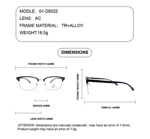 Monturas de anteojos rectangulares al por mayor Filtro Anti Bloqueo de luz azul gafas de ordenador para hombres y mujeres