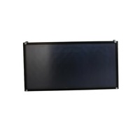 Collecteur solaire à plaque plate en cuivre de 1,6 m avec revêtement sélectif noir pour chauffe-eau solaire à thermosiphon, utilisation extérieure pour hôtels