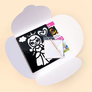 Regalos y Artículos para Fiestas de Cumpleaños de Niños: Cuadernos de Arcoíris y Kits de Arte de Rascado con Lámina para Niños - Product Image 6