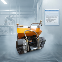 SOLUTION D'ALIMENTATION EN AIR POUR LA PRODUCTION DE NEIGE 4.5KW 380V AC 60Hz 5-10 CFM Tête de compresseur d'air refroidi par air pour la production de neige