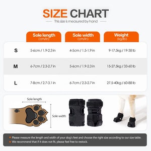 Nouvelles Bottes Antidérapantes Solides et Écologiques pour Chiens – Faciles à Enfiler, Conception Ouverte, Respirantes, Protection des Pattes pour Chiens Âgés sur Sols en Bois Dur – Lot de 4 - Product Image 5