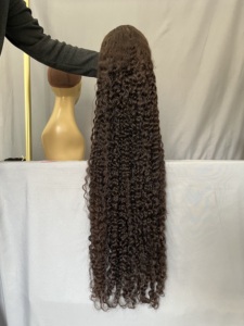 Marron # Perruque frontale complète 4x180% 13x4 13x6 en cheveux humains, de 12 à 42 pouces - Product Image 4