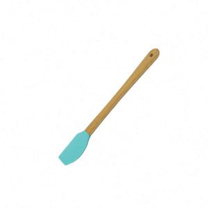 <b>Silicone</b> Mini Wood Handle Small Cake Spatula Scraper Smoother Set 5pcs - Product Image 5