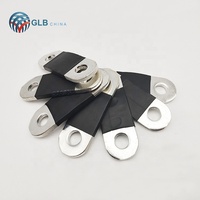 Connecteur en feuille de cuivre étamé de 5 mm d'épaisseur, 30 mm de largeur, 300A, barre omnibus flexible laminée C11000 rouge/blanc, marque chinoise GLB