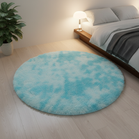 Tapis en peluche en polyester fabriqué à la machine, antidrapant, pour salon et chambre à coucher, tapis de prière, épaisseur, style moderne