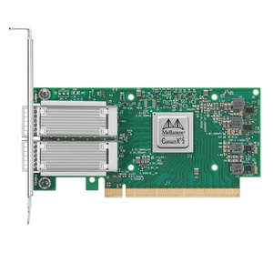 Tarjeta de red Mellanox Mcx512a-acat 25Gbe de doble puerto Qsfp28 Nic Pcie 3.0 X16 para servidor Mellanox Mcx512a-acat Mellanox Mcx512a-ccat - Product Image 1