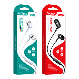 KAKUSIGA Écouteurs filaires de haute qualité les <span class=keywords><strong>moins</strong></span> chers Écouteurs filaires 3,5 mm Écouteurs filaires en silicone avec microphone - Product Image 1