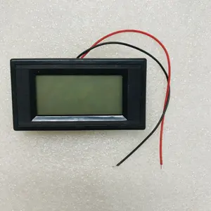 Dc 18-80V Voltmeter Volt Spanningspaneelmeter Digitale Auto Motorfiets Accu Monitors Met Lcd-Scherm Blauwe Achtergrondverlichting