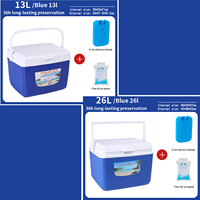 Glacière portable rotomoulée avec poignée pour canettes de bière, aliments et glace – Idéale pour les repas en extérieur et les voyages