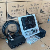 Système de climatisation universel alimenté par batterie, climatiseur de stationnement 12V pour voiture, refroidissement électrique R-134A pour cabines de camions