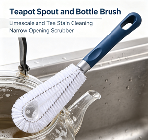 Baby Bottle Cleaning <b>Brush</b> Short Handle PP Bristles Handheld <b>Scrub</b> <b>Brush</b> for Household Cleaning - Product Image 3