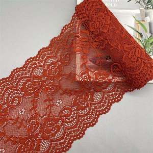 Tela de Algodón Elástica para Ropa, Vestidos de Novia, Encaje Bordado Sexy Personalizado de Fábrica - Product Image 2