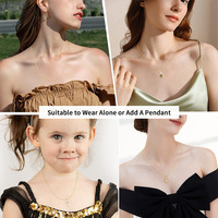 7 Model Kalung Emas 18K Asli Desain Berbeda Panjang Kalung Lapis Emas Wanita