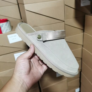 Nouvelles mules <span class=keywords><strong>plateforme</strong></span> Uggs pour femmes 2026 avec bride arrière, sabots en daim confortables pour l'intérieur - Product Image 5