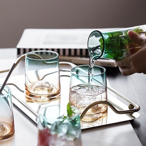 Nórdico creativo vidrio agua hervida fría ámbar agua fría tetera juego de tazas limón té jugo olla corbata botella de agua - Product Image 2