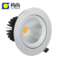 Thrisi — spot lumineux led cob encastrable, anti-éblouissement à angle réglable, 30w, certifié CE/RoHS/saab, UGR7-20 °