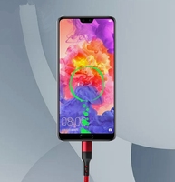 Cable USB C a Tipo C de Nailon Trenzado de 1M 2M, PD 60W, para MacBook, Carga Rápida, Cable USB C de Carga Rápida