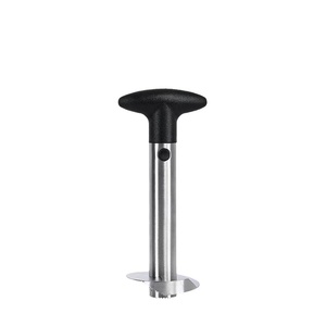 Couteau manuel en acier inoxydable pour éplucher <span class=keywords><strong>et</strong></span> retirer le cœur d'ananas avec extracteur de noyau <span class=keywords><strong>et</strong></span> séparateur de fruits – Outil sûr pour légumes - Product Image 5