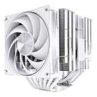 Refroidisseur d'air pour processeur Thermalright Frost Tower 140 BLANC avec 7 caloducs, deux ventilateurs PWM 2400RPM 1850RPM pour LGA1700 AM5