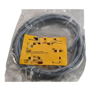 Nieuwe Wk 4.5t-2 U2476-6 kabelset, rechte hoek M12 vrouwelijk naar geslepen uiteinde, grijs, 5 originele op voorraad industriële automatisering - Product Image 1