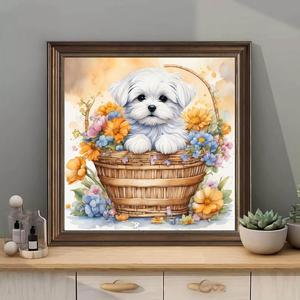 Kit d'art <span class=keywords><strong>pour</strong></span> adultes 5D DIY : Peinture diamant animale sur tissu, peinte à la main, avec taille et cadre personnalisables - Product Image 6
