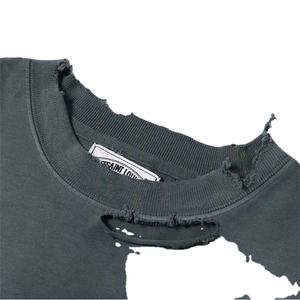 T-shirt vintage personnalisé délavé à l'acide pour hommes Streetwear T-shirt vintage délavé - Product Image 3