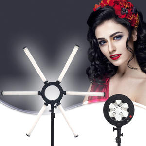 Anneau lumineux LED pour photographie, éclairage circulaire pour studio <span class=keywords><strong>photo</strong></span>, 6/12 tubes, lumière LED pour selfie, lumière d'étoile pour les yeux, réglable en intensité - Product Image 3