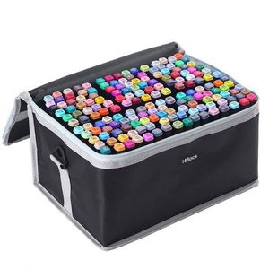 Ensemble de marqueurs d'art à encre lavable à double pointe (ciseau et fine) de 12 à 100 couleurs pour le dessin, le croquis et les portraits d'adultes - Product Image 3