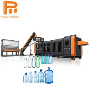 Volautomatische 200Ml 2l 5 Liter 19l Zuiver Water Plastic Pure Pet Fles Voedsel Beker Snackpot Blazen Productie Machine