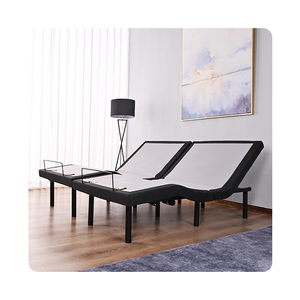 Base de lit réglable Queen Size Best Choice Products pour la gestion du stress avec télécommande de massage et ports USB - Product Image 3