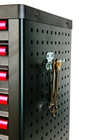 Armoire à outils industrielle Goldenline à 7 tiroirs |   Chariot d'atelier roulant avec plateau supérieur modulaire et logo personnalisable pour commande en gros