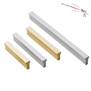 TOCO 모던 블랙 알루미늄 합금 캐비닛 손잡이 롱 스트레이트 가구 손잡이 옷장 서랍 도어 바 손잡이 - Product Image 3