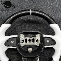 Volant en fibre de carbone pour Dodge Charger Challenger Durango SRT 2019, 2021, 2023, pièces de modification intérieure de voiture