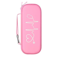 Estuche de EVA a prueba de golpes para estetoscopio, bolsa de almacenamiento portátil impermeable, estuche de viaje rígido para estetoscopio, bolsa protectora