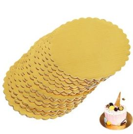 กระดานดรัมเค้กแบบแข็งแผ่นรองเค้กทรงกลมแบบกระดาษลูกฟูกแบบใช้แล้วทิ้ง4 6 8 10 12นิ้ว - Product Image 3