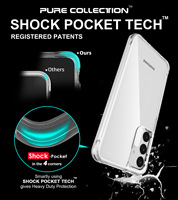 Pour Samsung A16 antichoc Transparent cristal TPU PC clair coque de téléphone couverture arrière pour Samsung A06