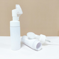 Crème pour le visage et gel douche de luxe personnalisés, flacons en PET blancs de 250 ml/500 ml avec bouchon mousse et pulvérisateur à pompe