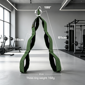 Bande de résistance portable antidérapante en trois sections, confortable, en fibre de polypropylène, pour l'<span class=keywords><strong>exercice</strong></span> physique à domicile - Product Image 5