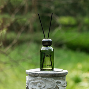 Fresh Tea Scent Reed Diffuser Essential Oil Gift Box Elegant Long Lasting Fragrance For Household Bedroom Decor - Product Image 1