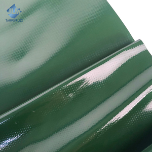 Lona de Poliéster Recubierta de PVC Verde Oscuro de 6x6m, Impermeable, para Camiones, Exteriores, 1000dx1000d, Cubierta para Toldo - Product Image 2