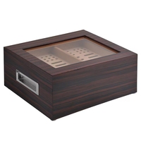 Boîte à cigares en bois de luxe personnalisée, écologique, pour le voyage, design artisanal vintage, grande capacité