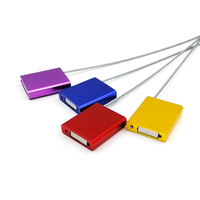 Precinto de Seguridad para Contenedores, Remolques y Camiones, de Acero Resistente, con Cable y Logotipo Personalizado, Certificado ISO