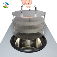 -80c 6kg/lot Top Press Vial Bouchon en caoutchouc Scellage Laboratoire Vide Lyophilisateur