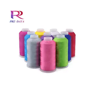 China Supplier Polyester 100% 4000 Yard 75D 120D/2 Industrial Embroidery Sewing Thread 40s/2 5000m for Embroidery Machine