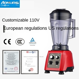 Máy xay sinh tố công nghiệp gia đình, chất lượng cao, chuyên nghiệp, thép không gỉ, 8 lưỡi dao, 16 trong 1, máy chế biến thực phẩm thông minh - Product Image 6