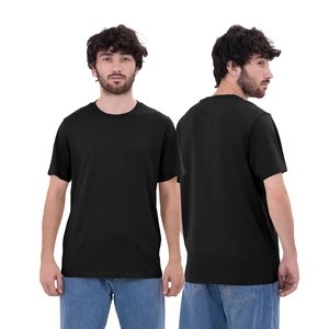 Camiseta de Verano para Hombre, 280g, 100% Algodón y Poliéster, Tejido de Punto, Manga Corta, Estilo Hip Hop, Transpirable, Bordada, Impresión DTG, Talla Grande, Personalizada - Product Image 3