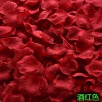 Kelopak Mawar Sutra Buatan Tangan untuk Hari Valentine Natal, Sentuhan Asli, Tahan Lama, Bunga Satin Romantis untuk Pernikahan Wisuda